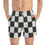 Thumbnail: White & Black Checkered Swimming Trunks