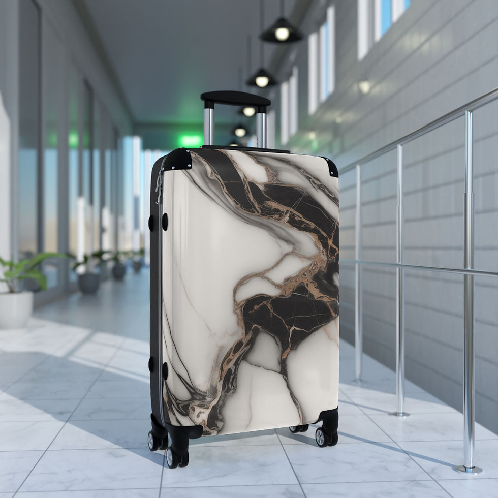 Thumbnail: Marble Elegance Carry-On Suitcase