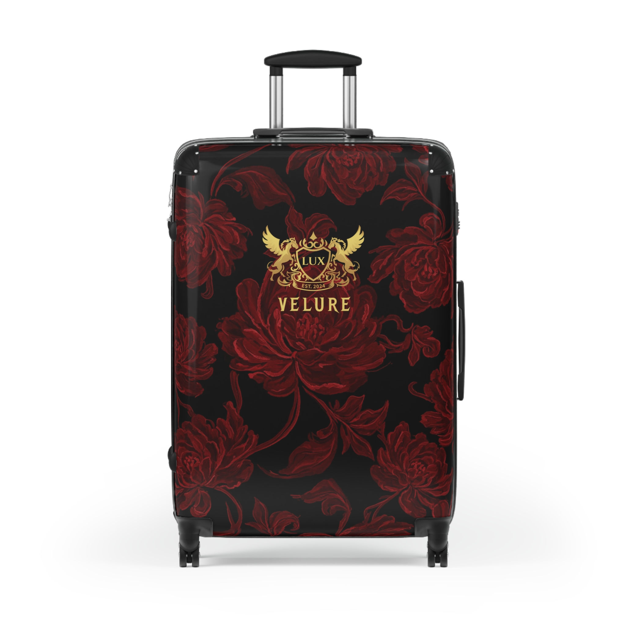 Velure Inverted Color Red & Black Suitcase