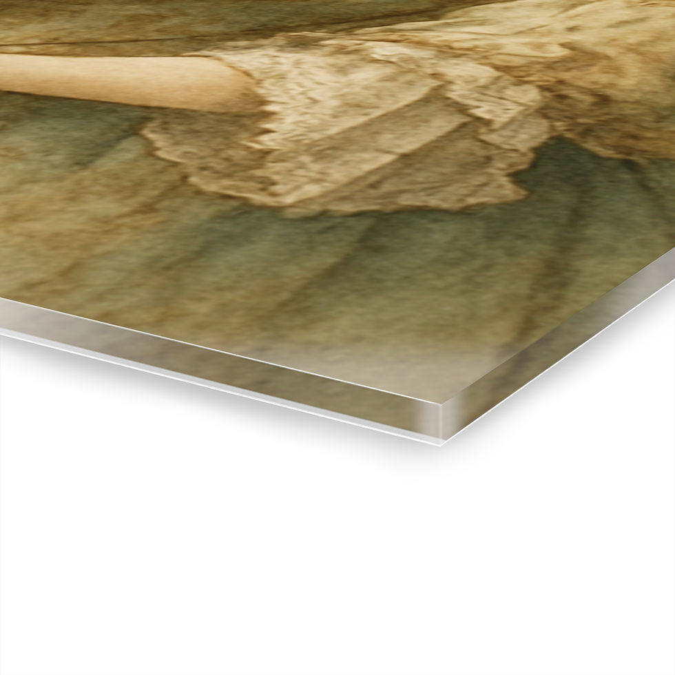 Thumbnail: Original Art Warm Eve in Garden (French Cleat Hanging) 