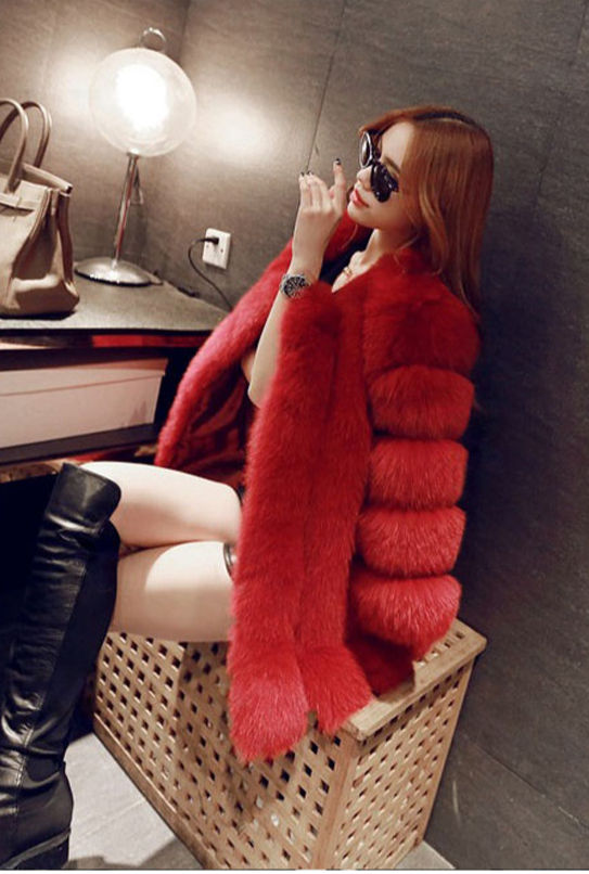 Thumbnail: Faux Fur Coat.