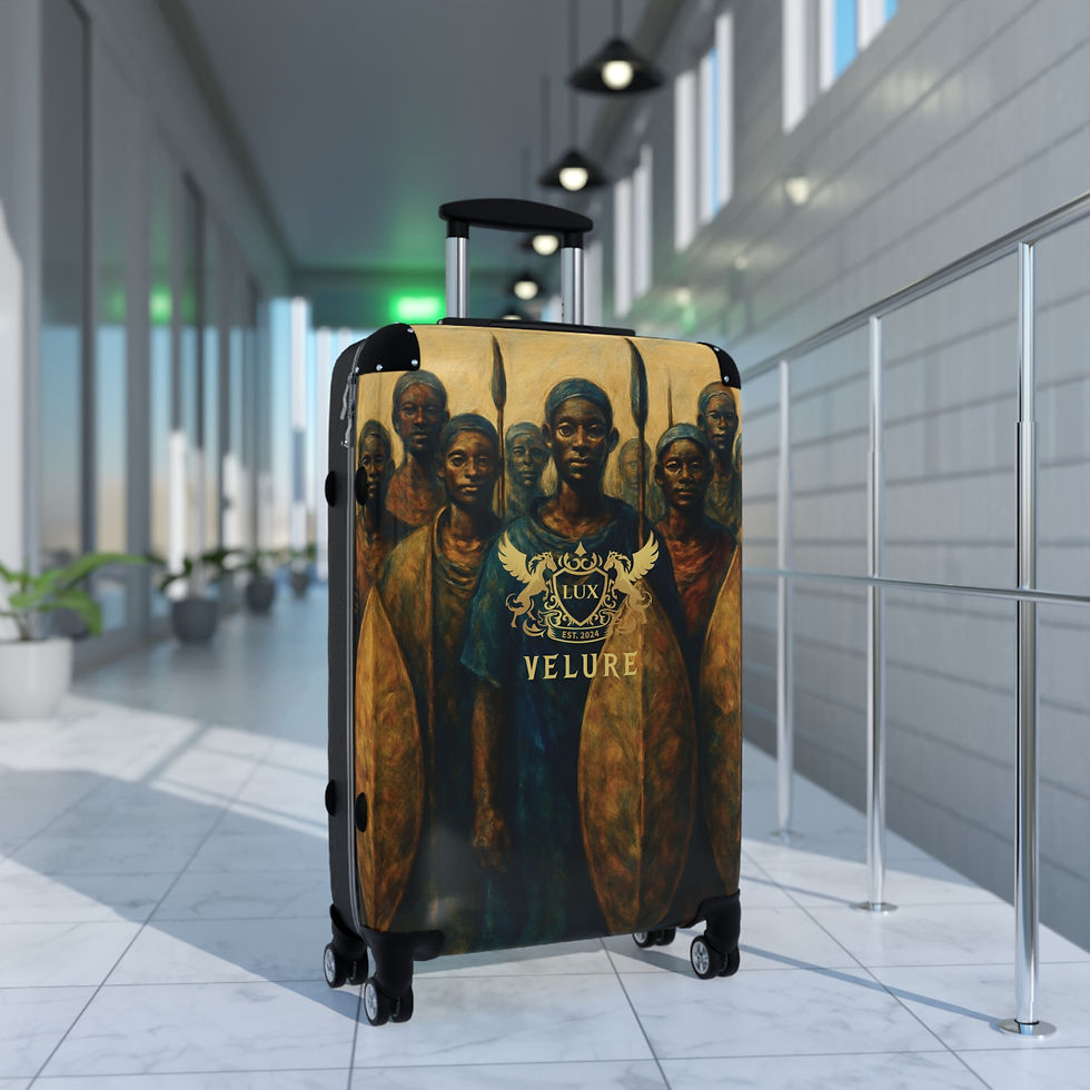 Thumbnail: Velure African Tribe Carry-On Suitcase