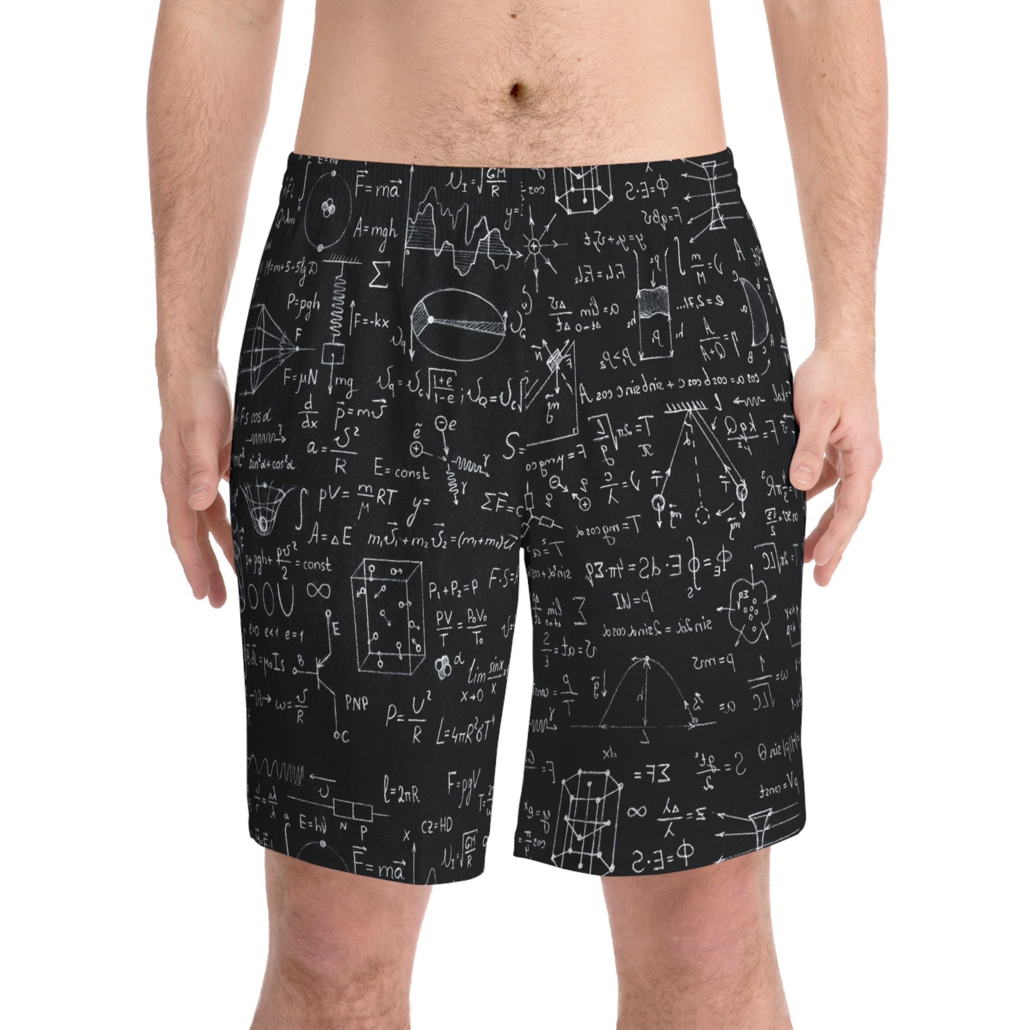 Mathematical Formula - 'I Love Math Don't You?' Swimming Trunks