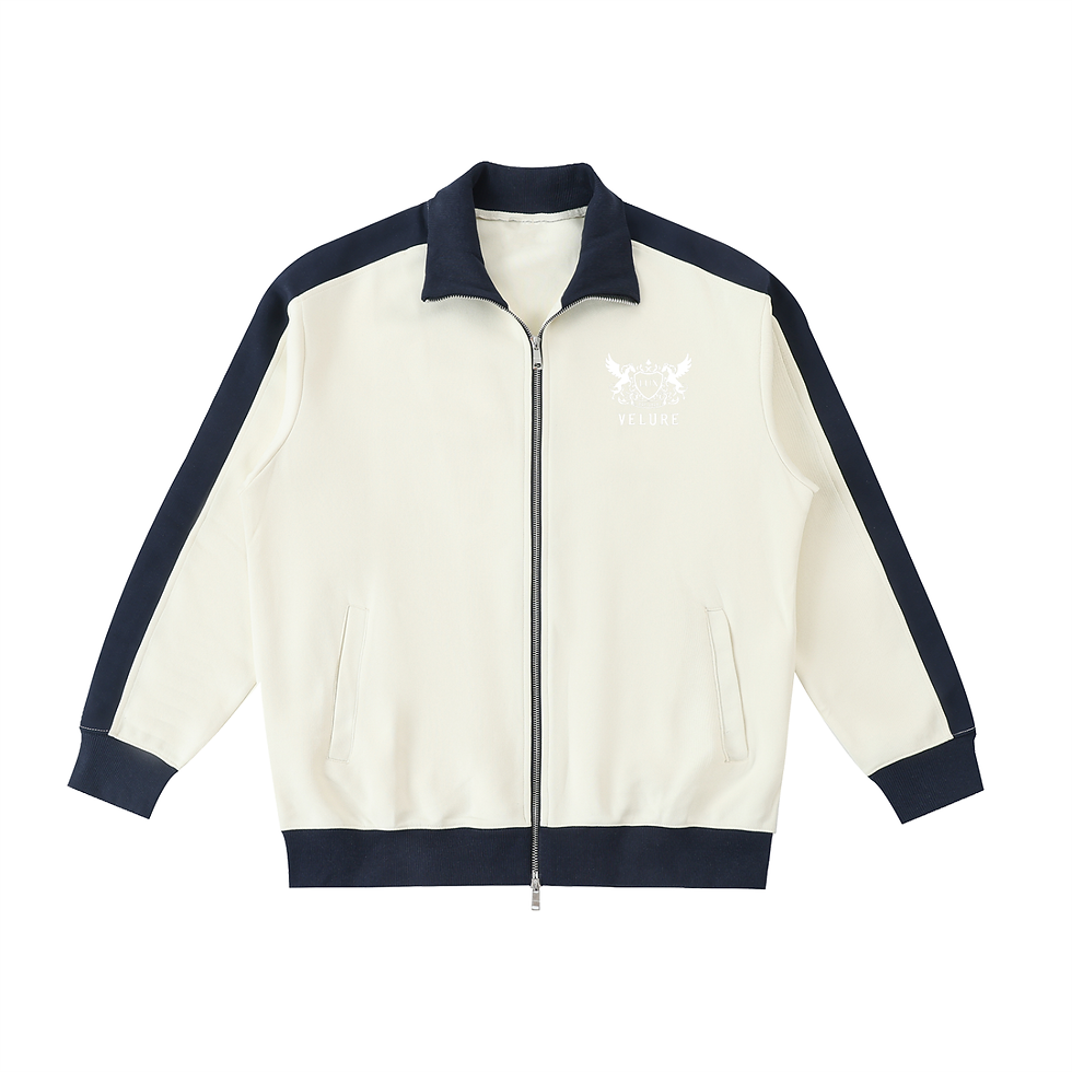 Thumbnail: Contrast Trim Stand Collar Jacket