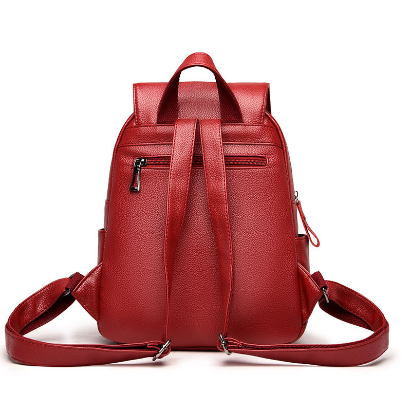 Thumbnail: Soft Leather Travel Backpack