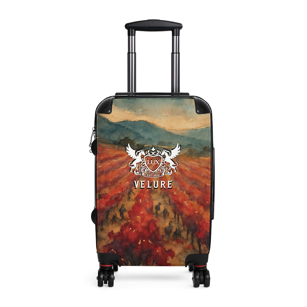 Thumbnail: Velure Red Vineyard  Carry-On Suitcase