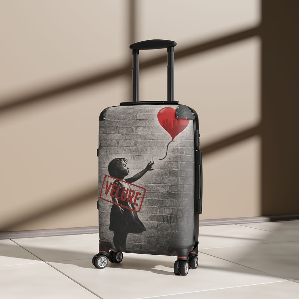 Thumbnail: Velure Red Balloon Variant  Carry-On Suitcase