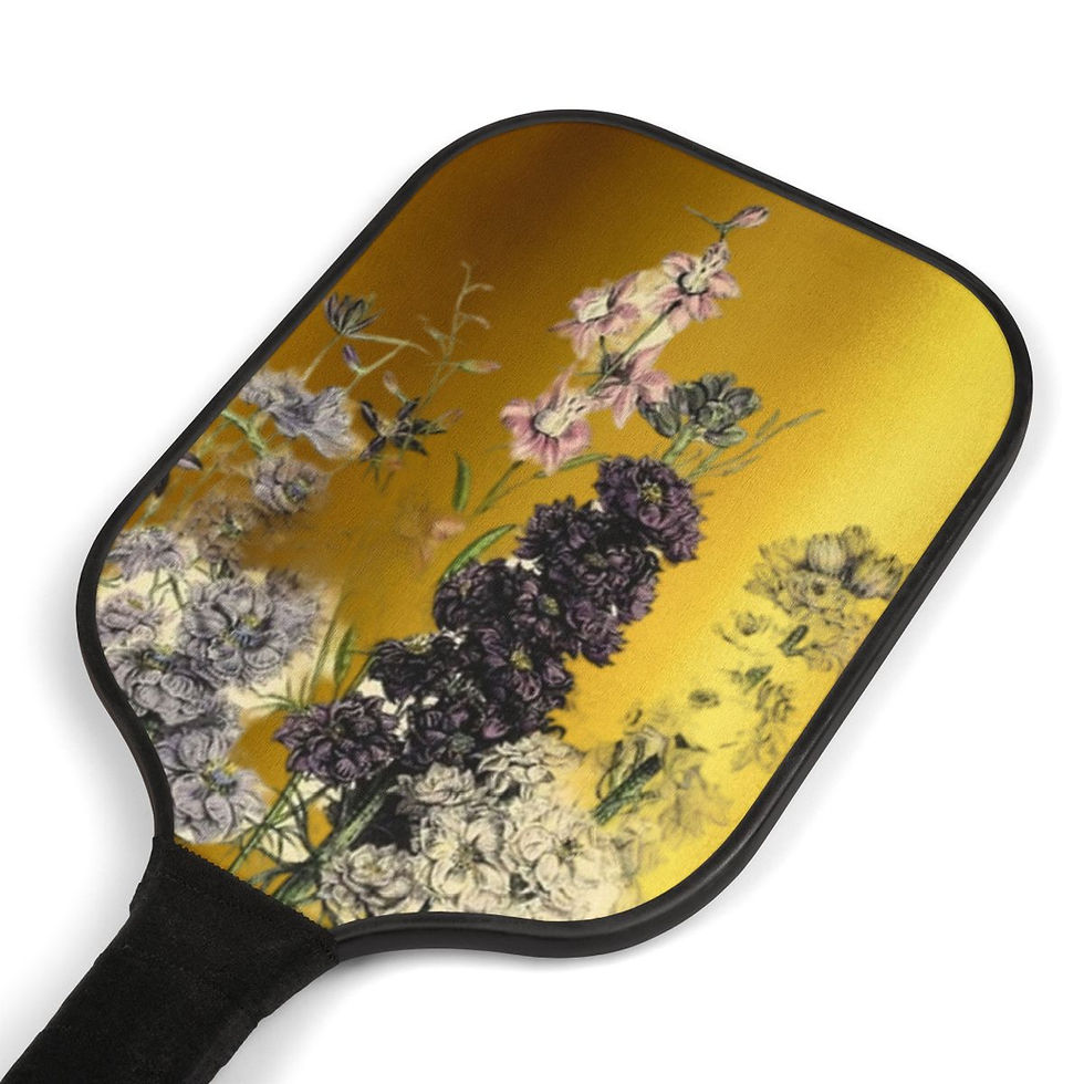 Thumbnail: Golden Floral Pickleball Kit
