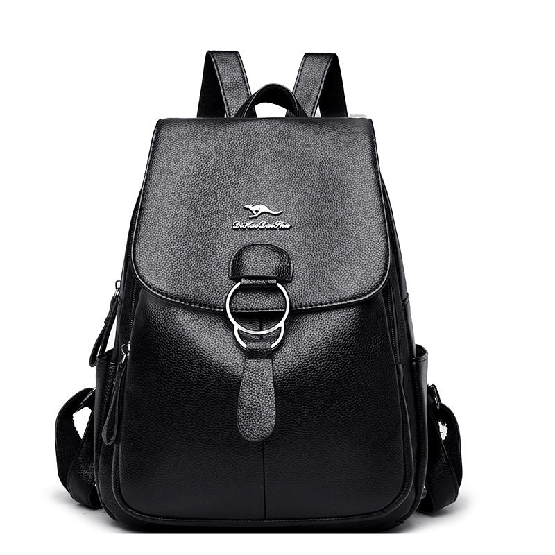 Thumbnail: Soft Leather Travel Backpack