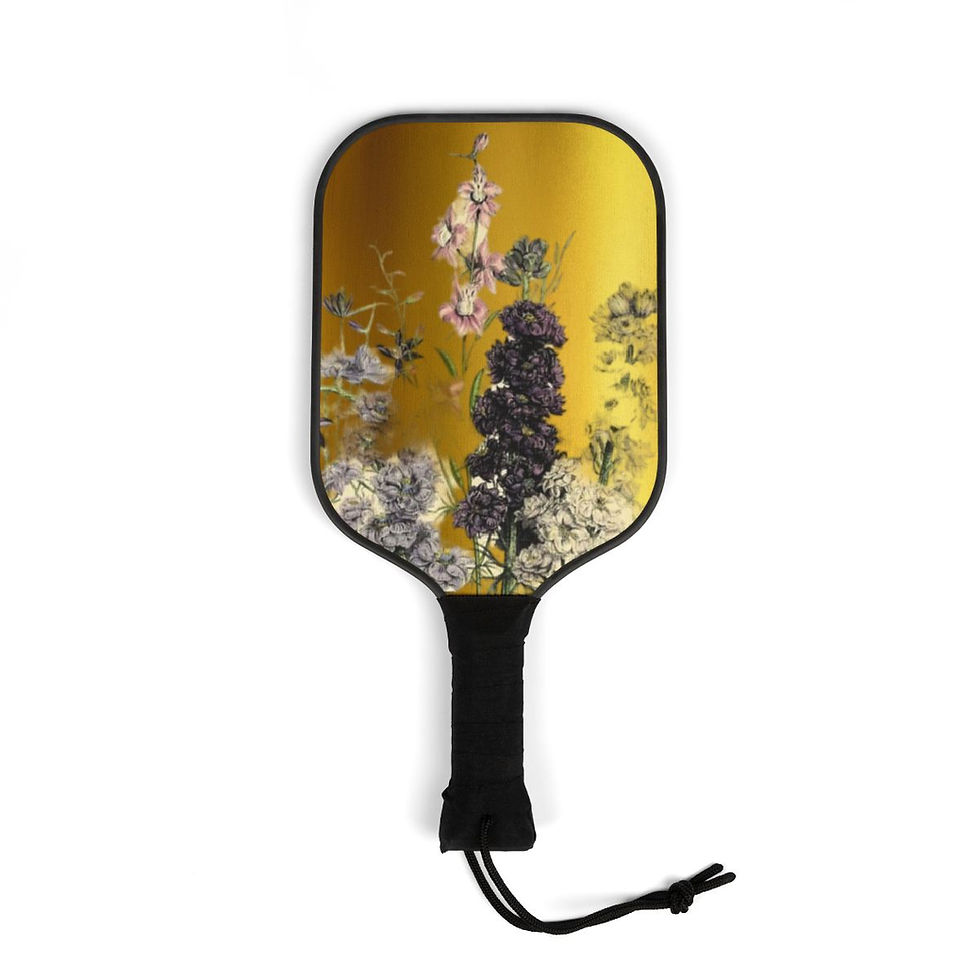 Thumbnail: Golden Floral Pickleball Kit