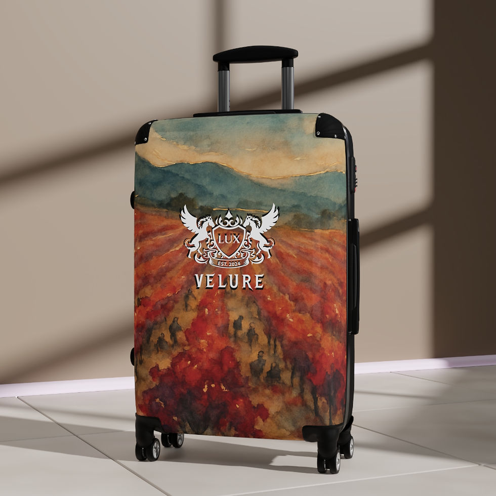 Thumbnail: Velure Red Vineyard  Carry-On Suitcase