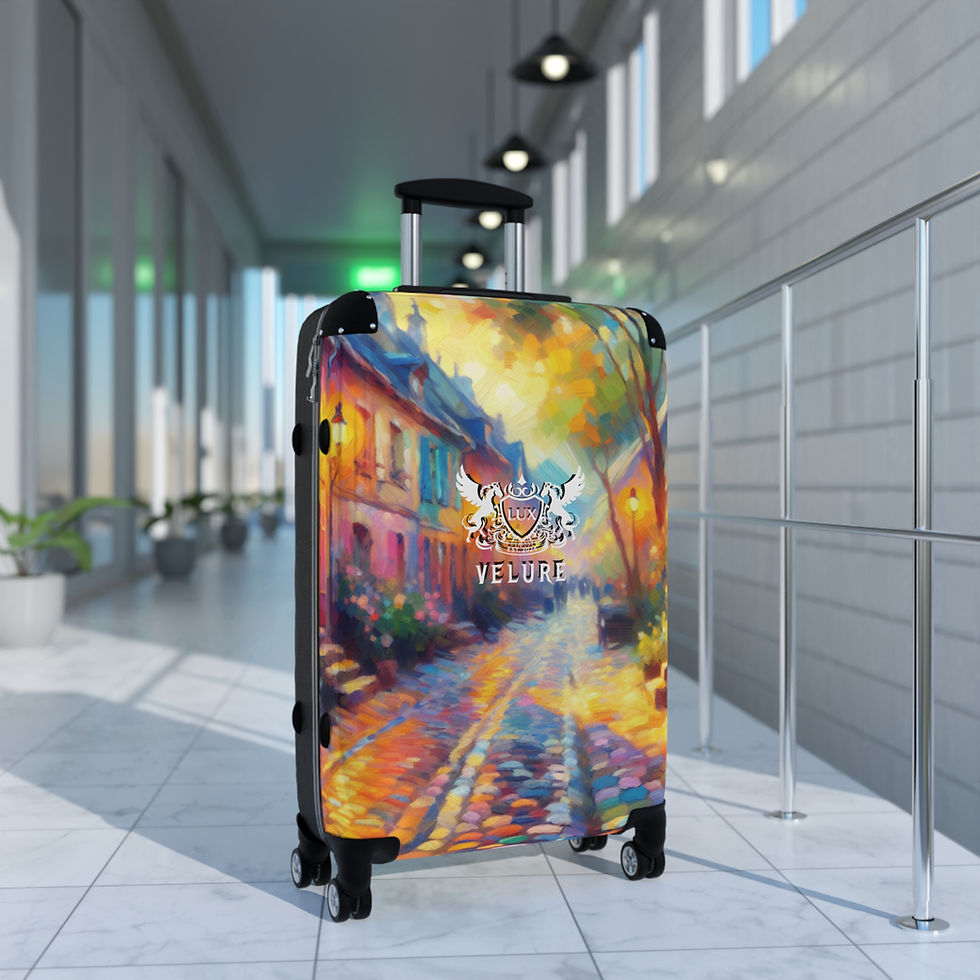 Thumbnail: Velure Water Paint Main Street Carry-On Suitcase