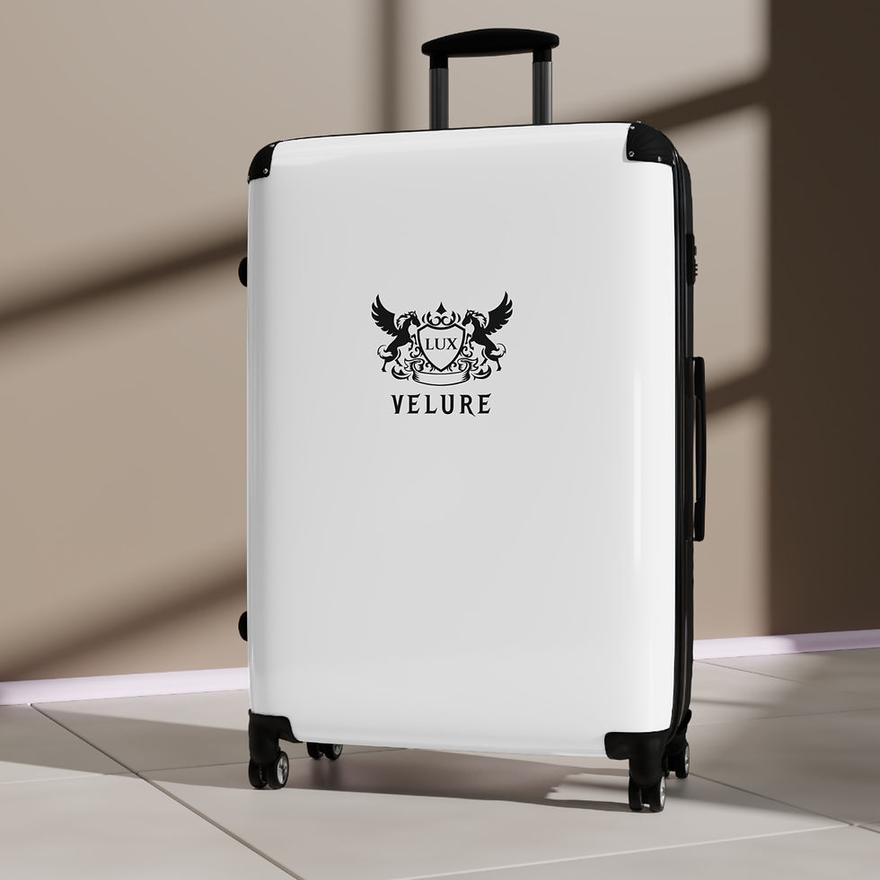 Thumbnail: Velure White & Black Carry-On Suitcase