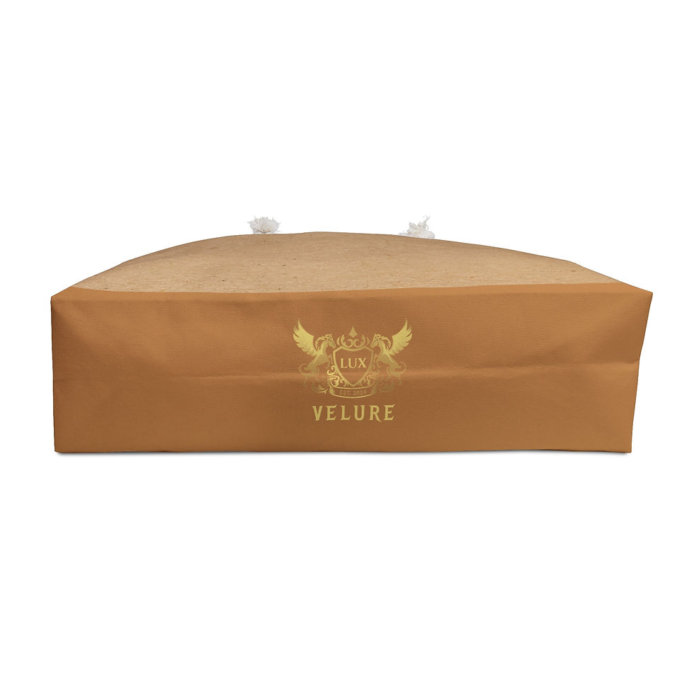 Thumbnail: Velure Tan Weekender Bag - Stylish Travel Tote with Urban Graffiti Design