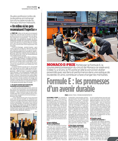 Monaco Matin MWN Formula E