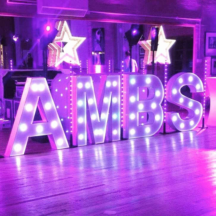 Led Light Up Letters for hire in Berkshire, Hampshire & Surrey.