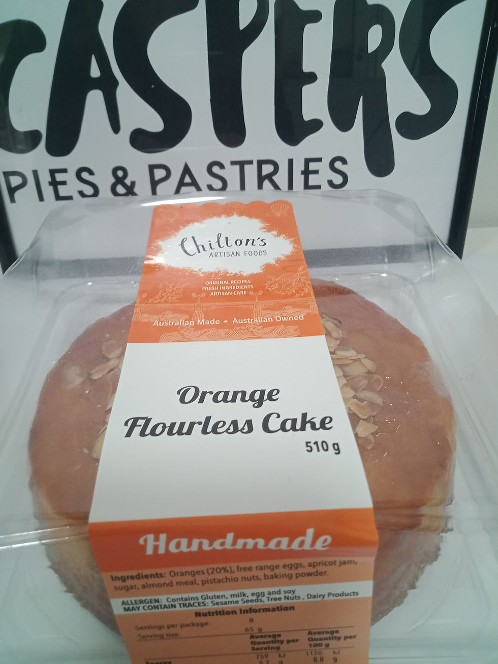 Thumbnail: Orange Flourless Cake - 7" img 4