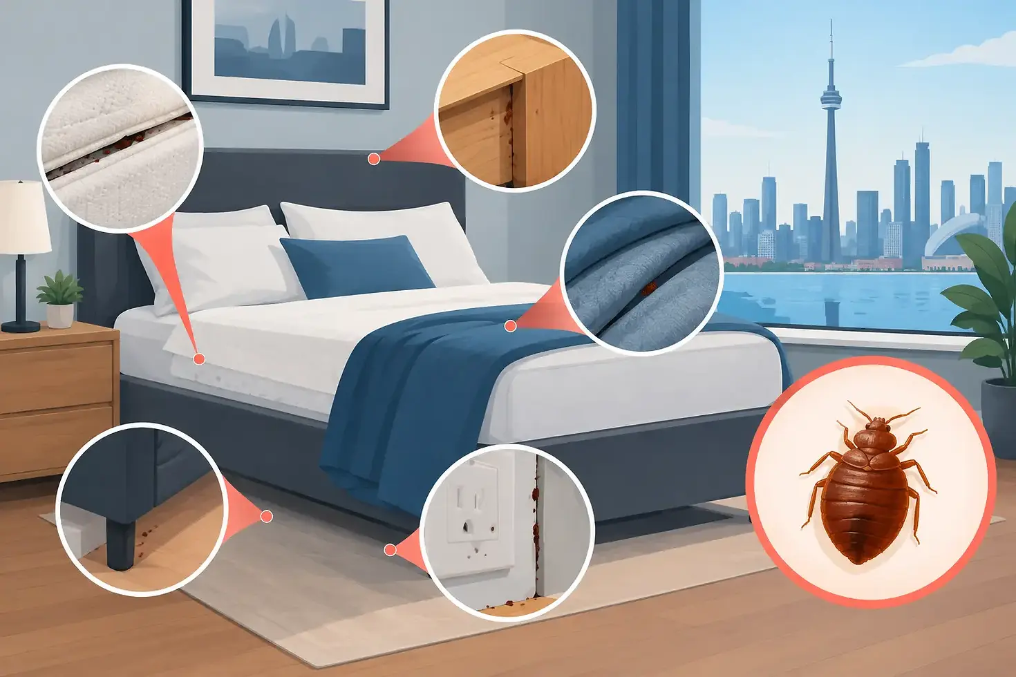 Top Bed Bug Hiding Spots in Your GTA Home