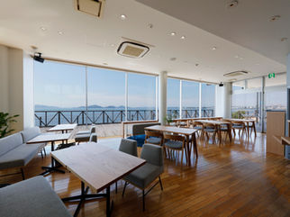 海と空のカフェ　カフェリノベーション　店舗リノベーション