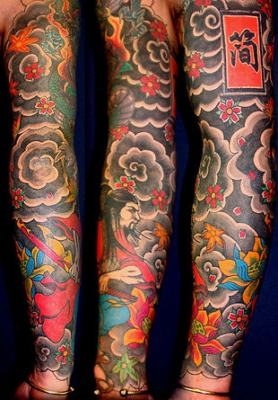 full japanese sleeve