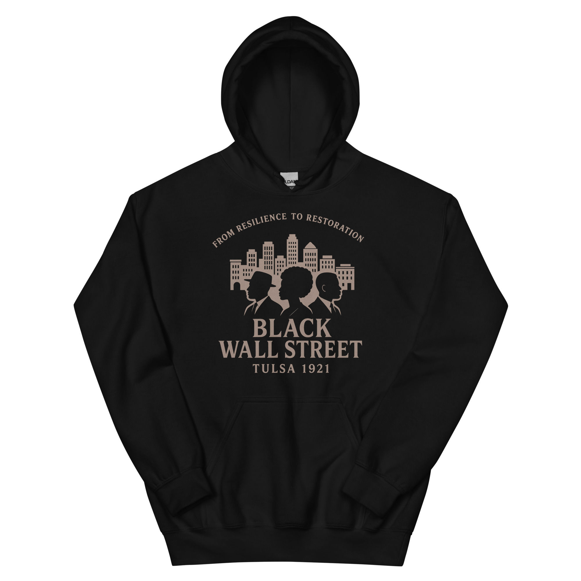 From Resilience to Restoration Hoodie | 1921 Black Wall Street Heritage Apparel