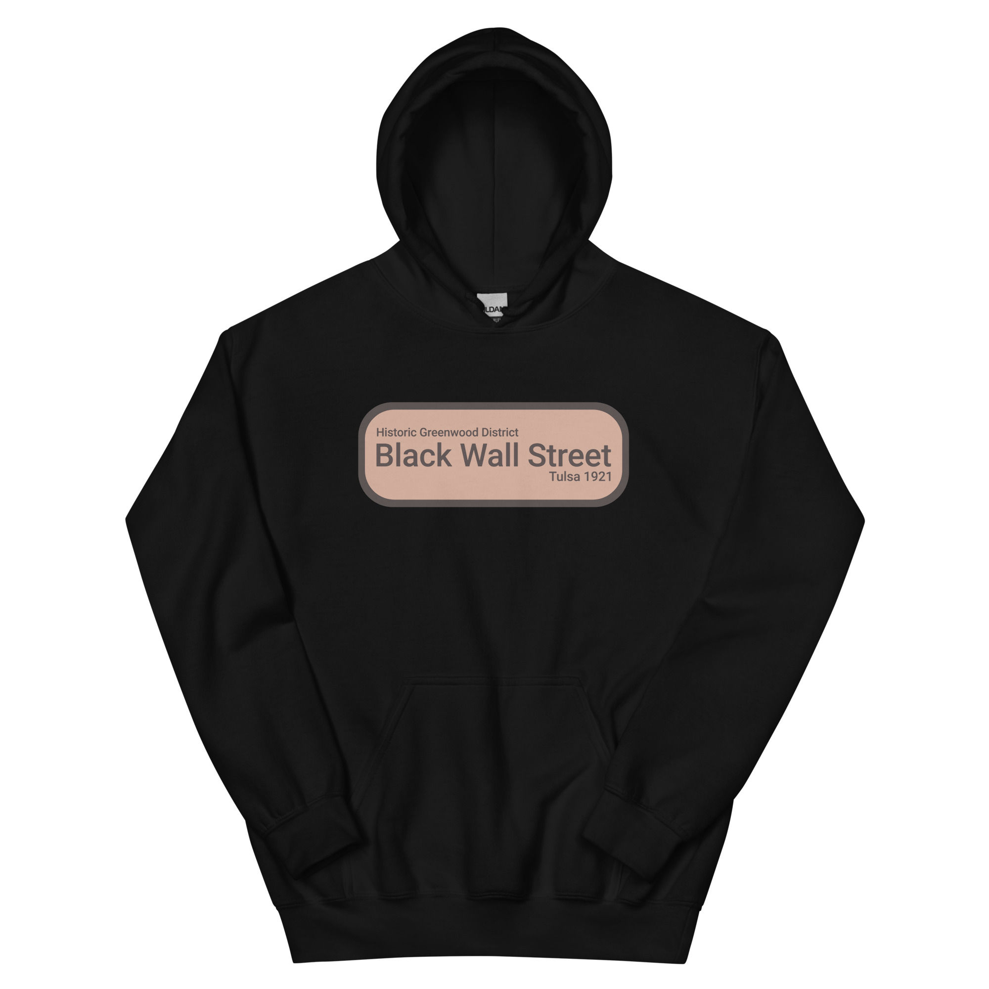 Black Wall Street Greenwood District Inspired Hoodie | Unisex Sweatshirt