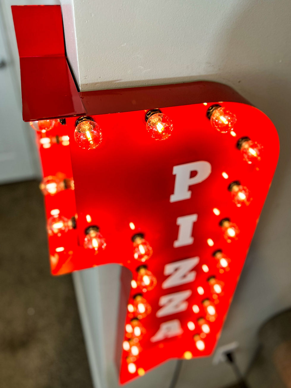 Thumbnail: Custom Text Corner Arrow, Personalized Marquee Sign