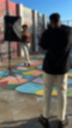 Celebrating Black History Photoshoot BTS