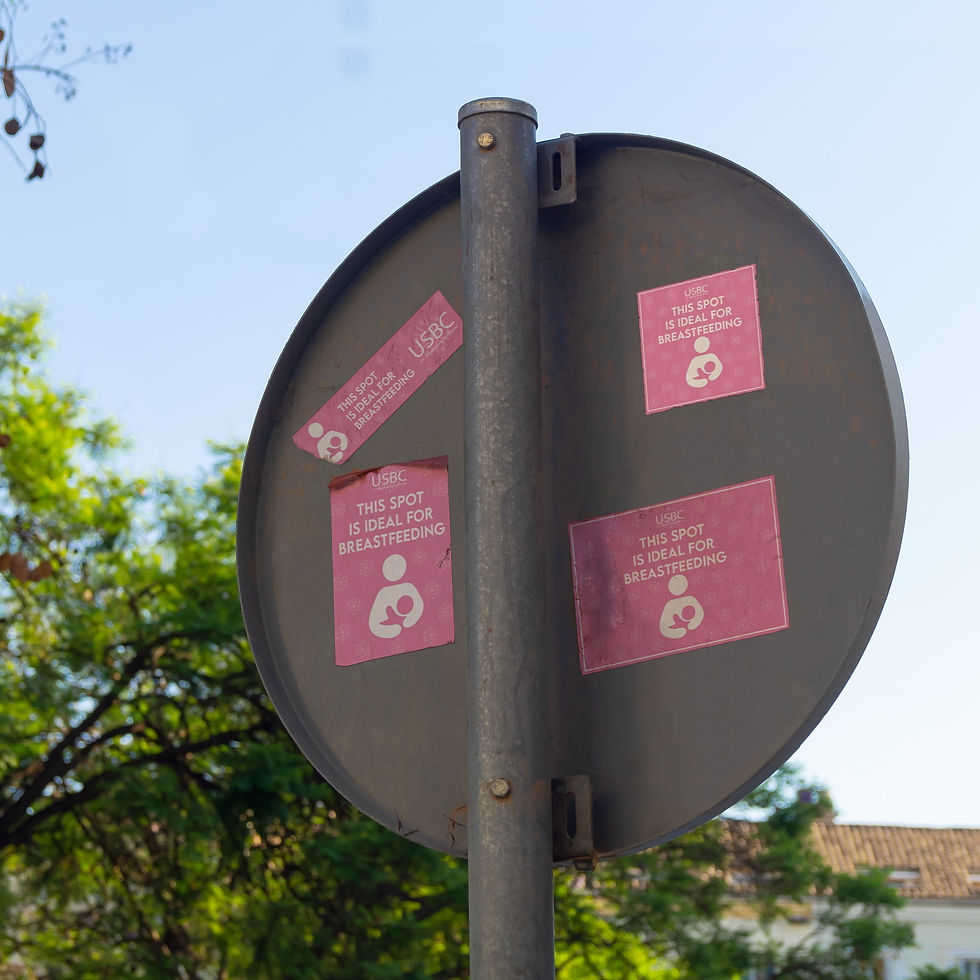 Back of Street Sign Mockup