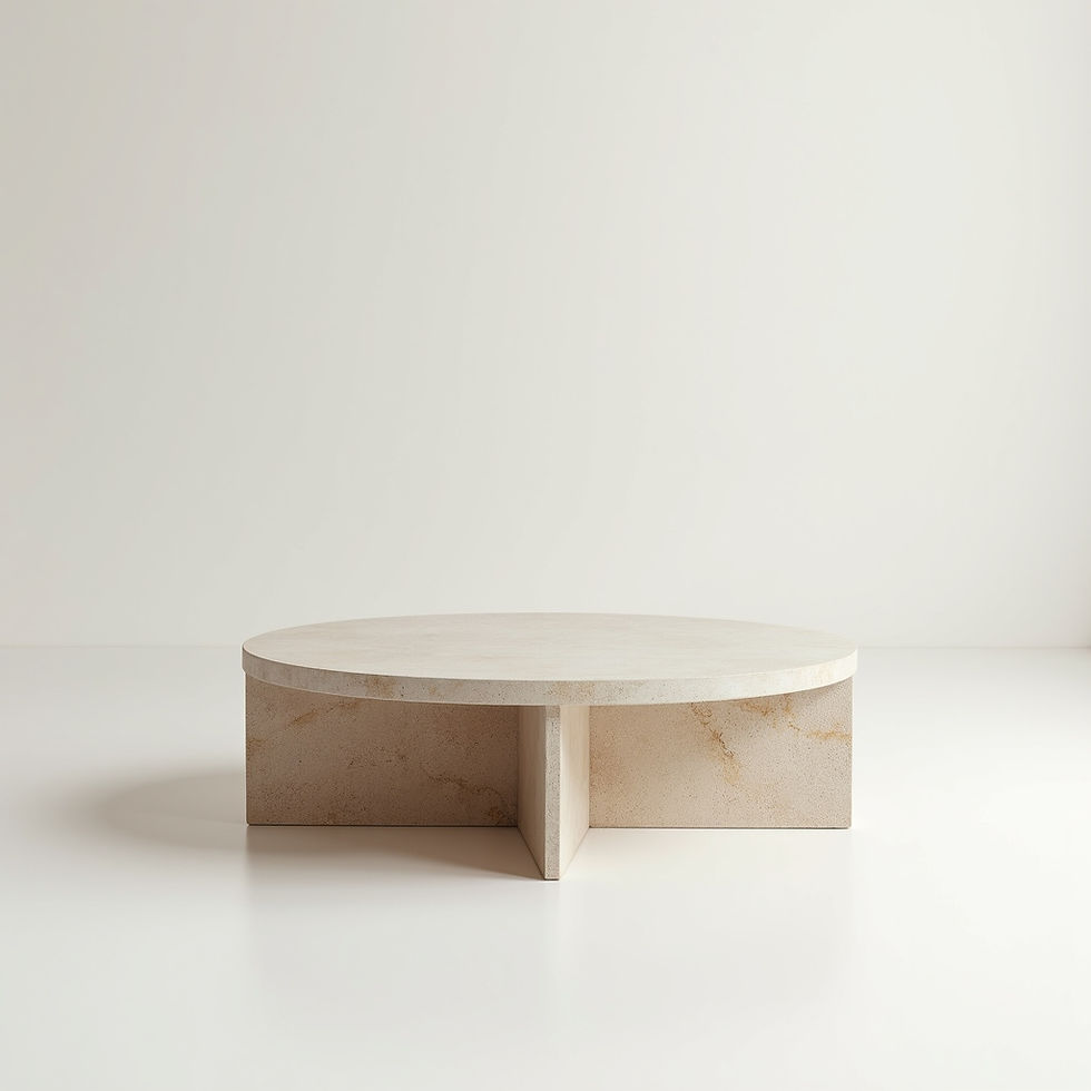 Travertine Coffee Table
