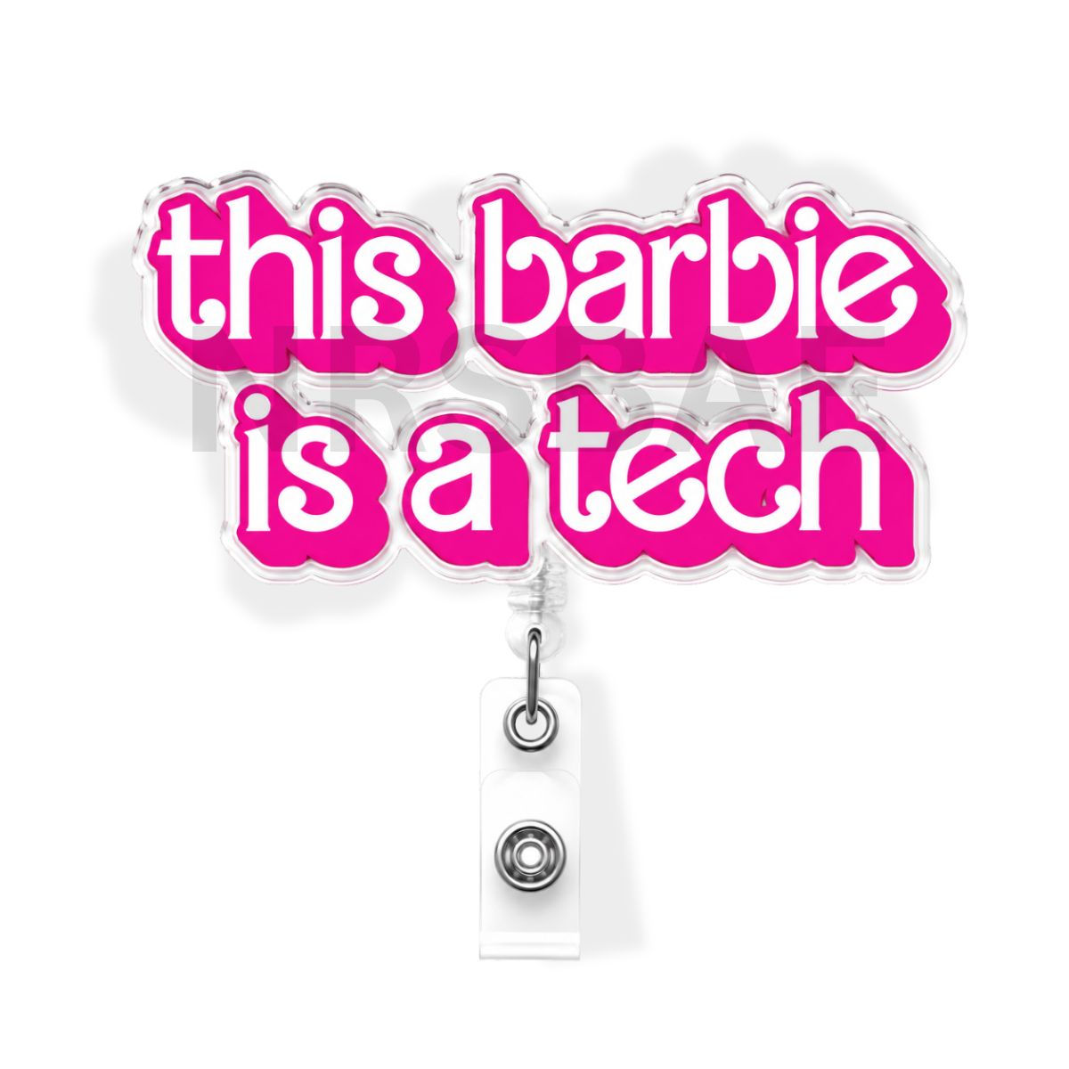 BARBIE Badge Reel- TECH Barbie