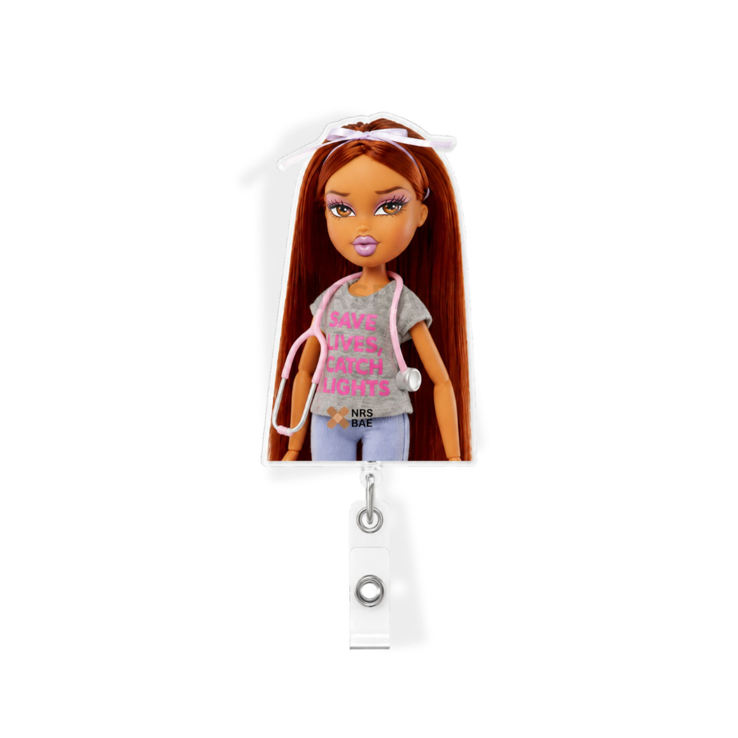 Bratz Bae Badge Reel- TRAVEL NURSE BAE™