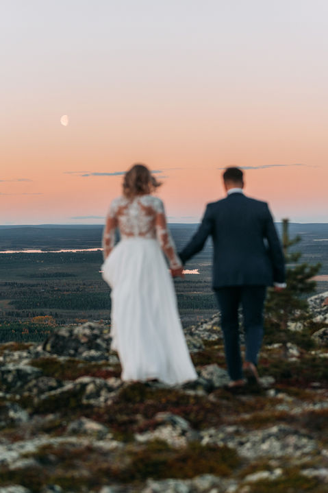 häät levillä marian kappeli hotelli panorama Levi Valokuvaaja Tiia Juutinen