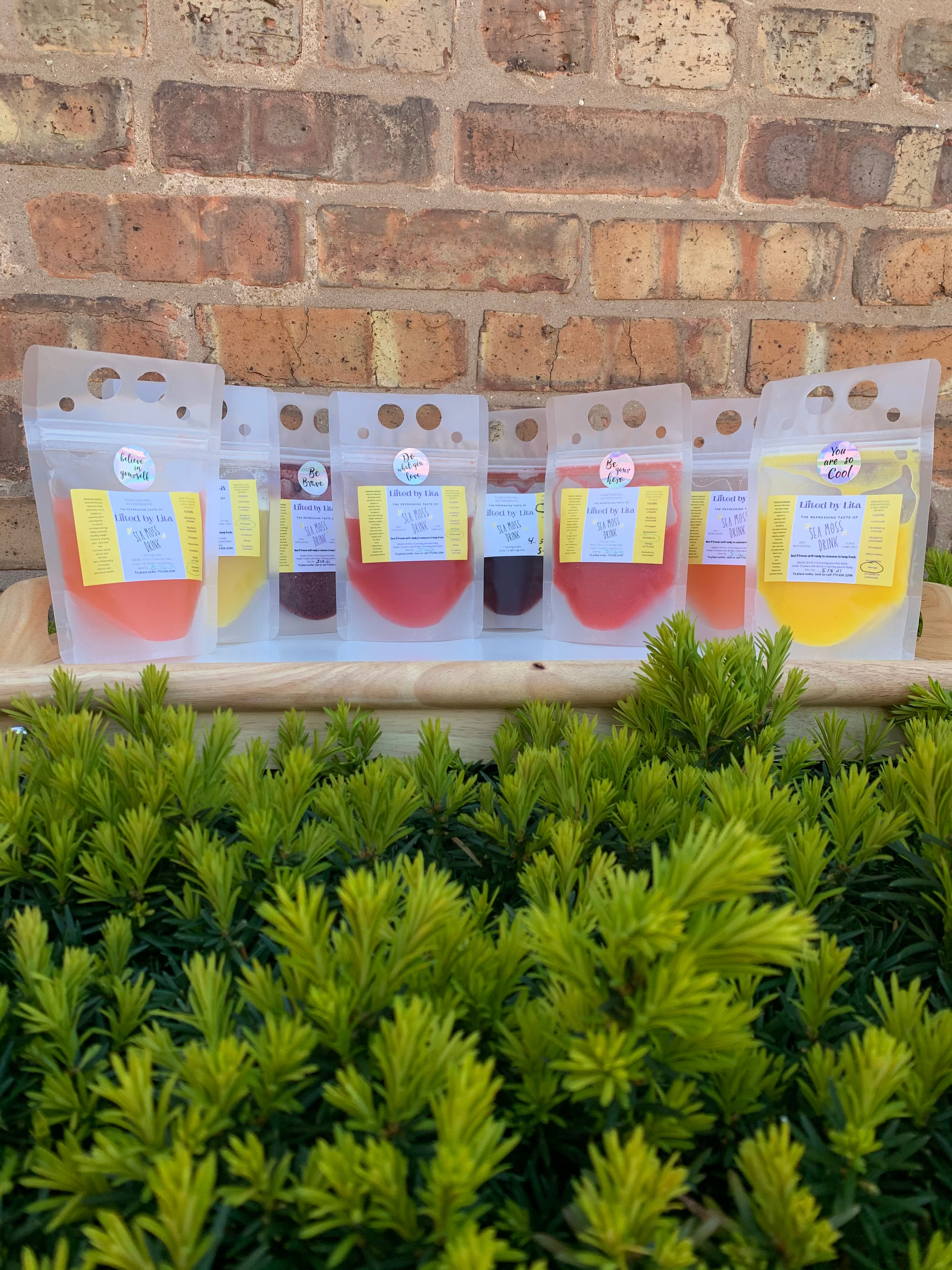 Weekly Lifted by Lita Sea Moss Drink Pouches