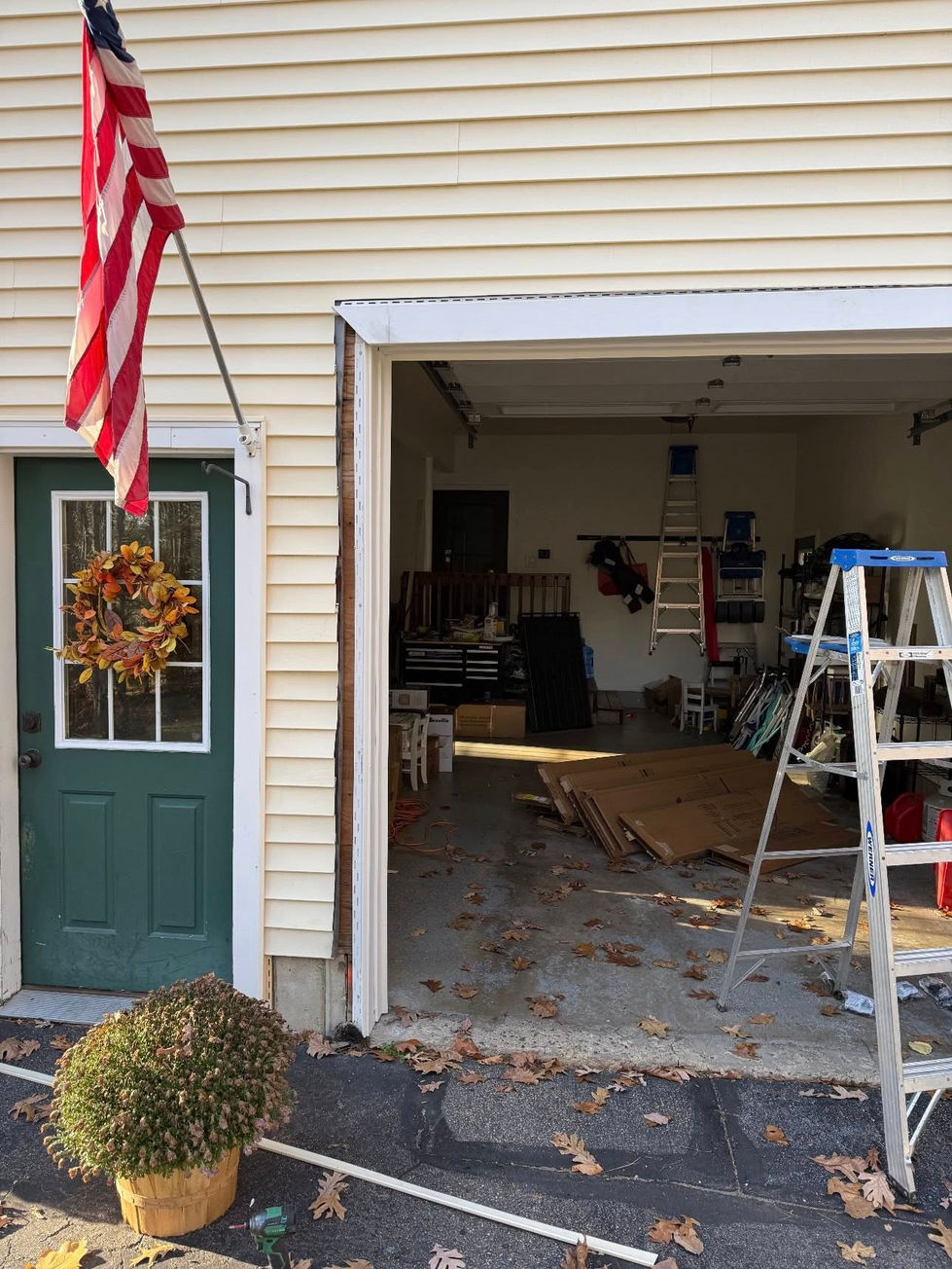 Garage Trim Before