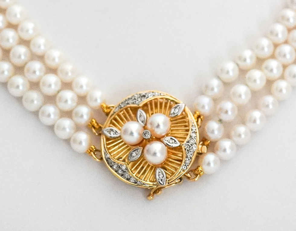 Thumbnail: Pearl Diamond Set