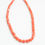 Thumbnail: Faceted Graduated Coral Necklace