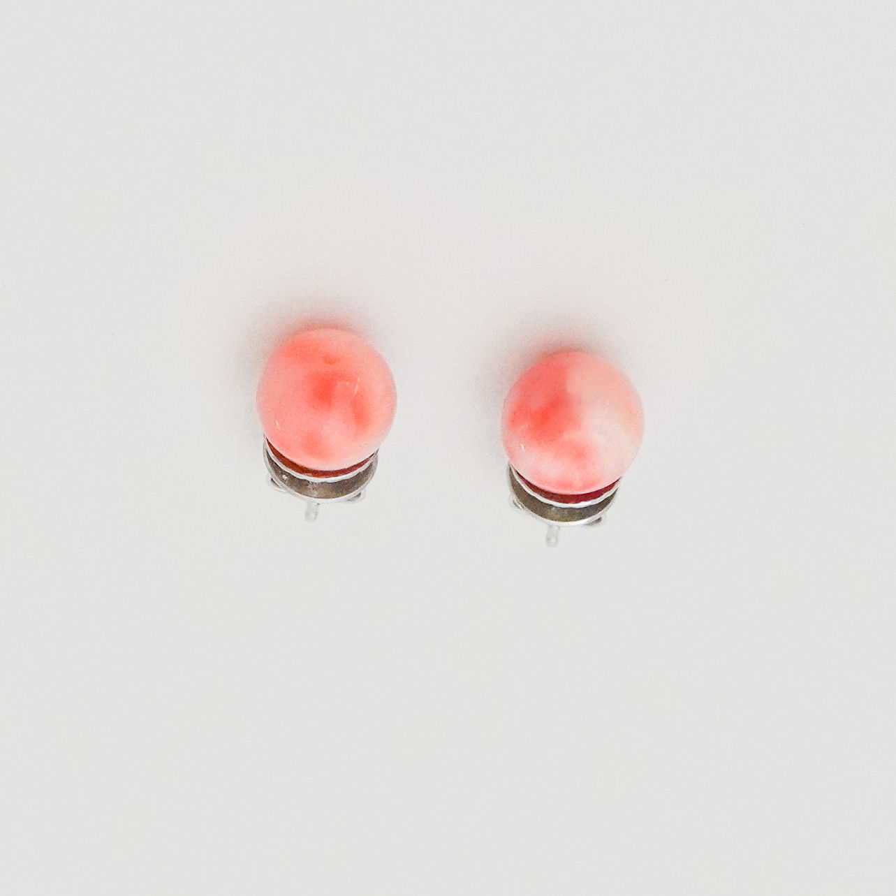 Coral Stud Earrings
