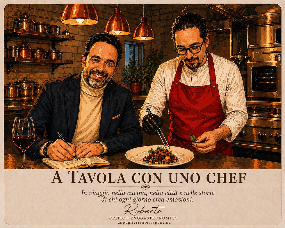 A tavola con lo chef| Seconda puntata Davide Ciampi racconta il ritmo prima del piatto.