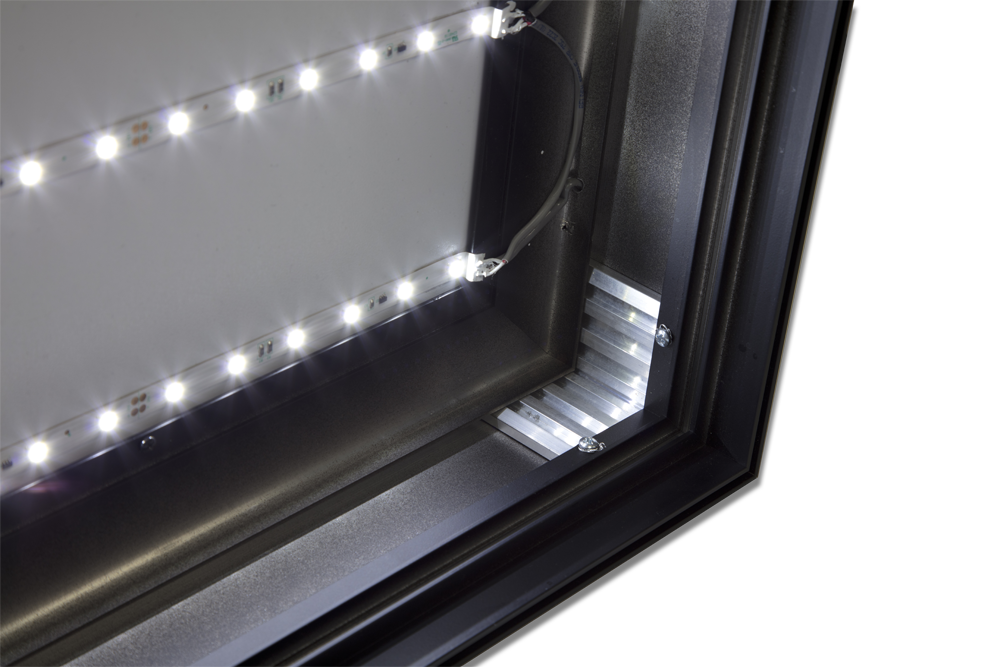 LED Light Box BackLit Fabric Sign Frameless sleek design