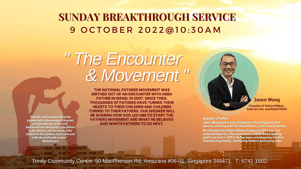 Sunday Breakthrough Service @ 9 Oct 2022
