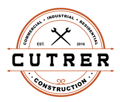Cutrer Construction Black and Rust Logo