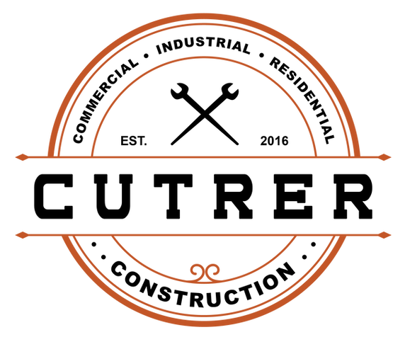 Cutrer Construction Black and Rust Logo