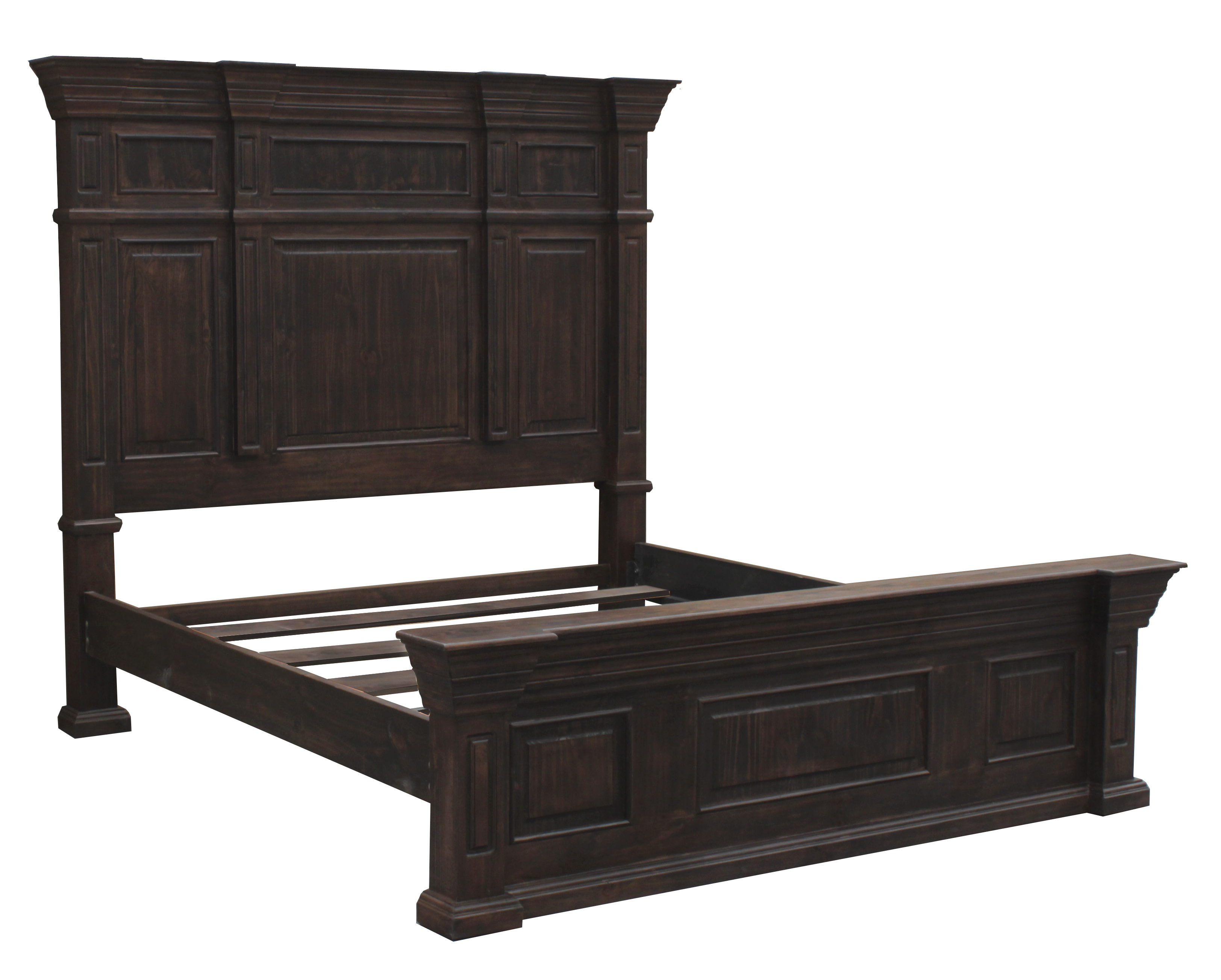 BX260 King Bed Dark Coffe