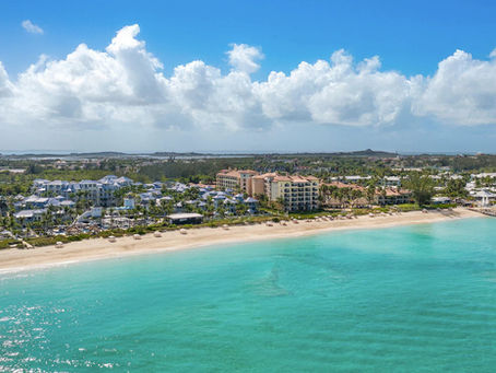 Grace Bay Beach at Beaches Turks and Caicos with calm clear water for families