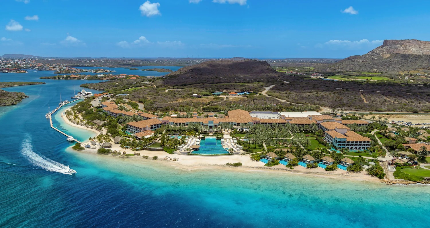 Beachfront views at Sandals Royal Curaçao