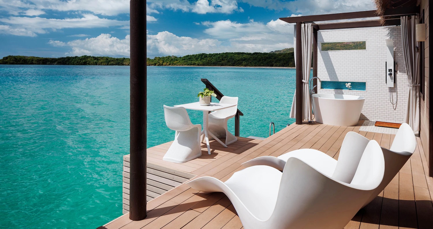Overwater Butler villa at Sandals South Coast, Jamaica