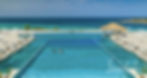 Sandals beachfront pool with ocean view