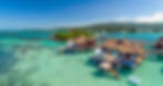 Luxury overwater bungalows, Bahamas honeymoon resort