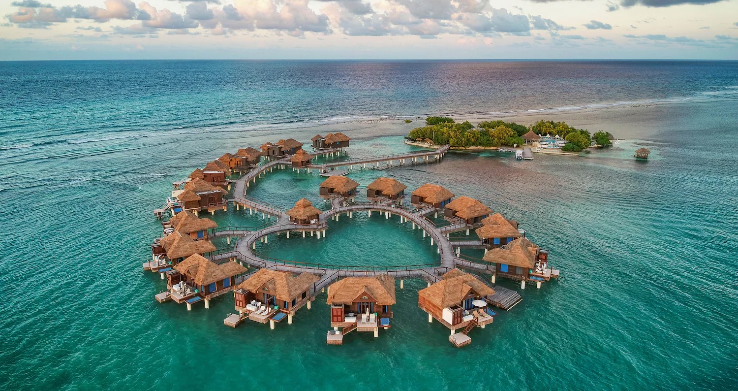 Private offshore island at Sandals Royal Caribbean
